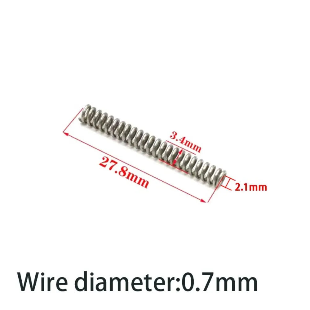 10pcs Fishing Tool Fishing Reel Spring Baitcast Reel Compression Kick Lever Spring Fishing Wheel