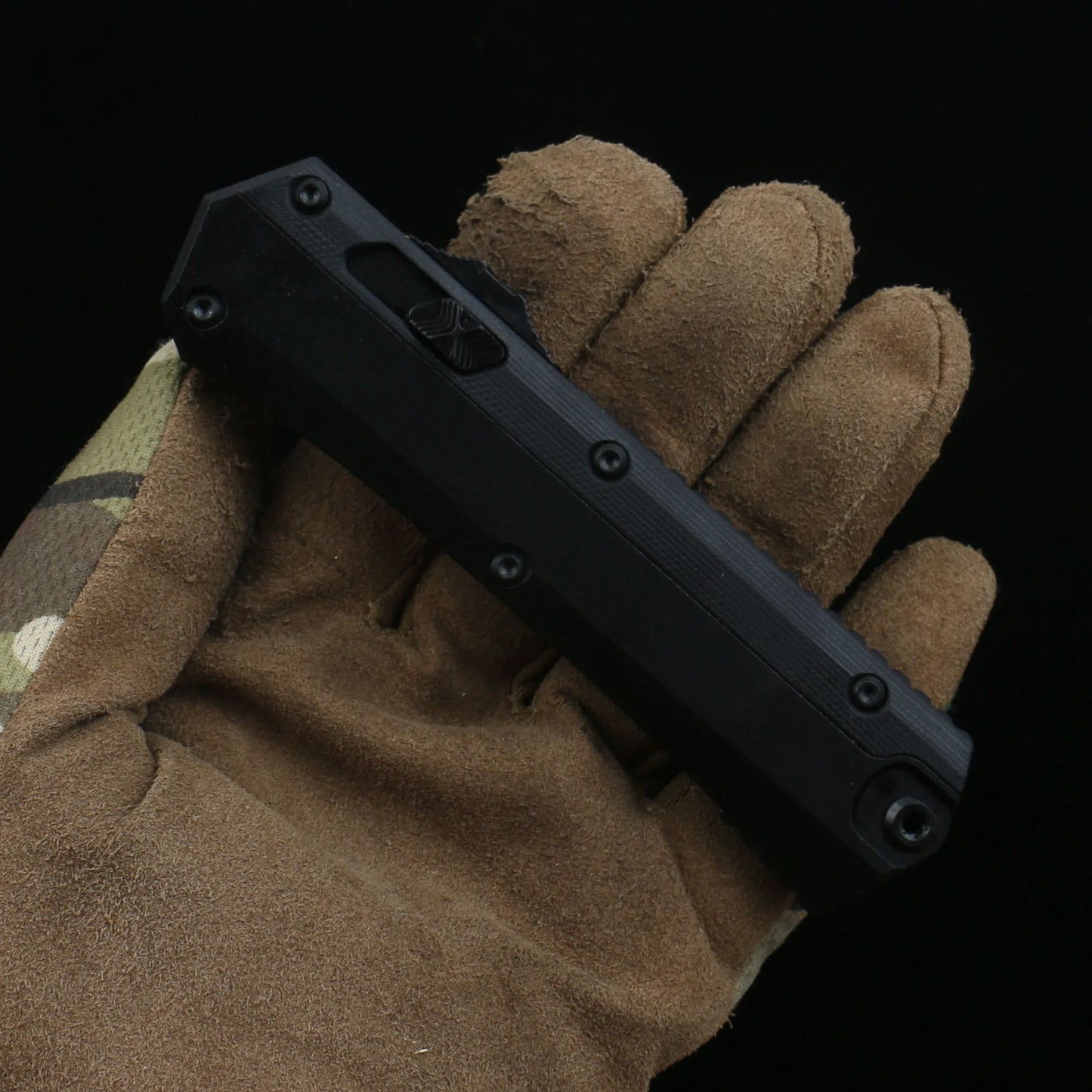 Knives Stone washing D2 Steel Blade Hardness G10+Aviation Aluminum Handle MT knife 