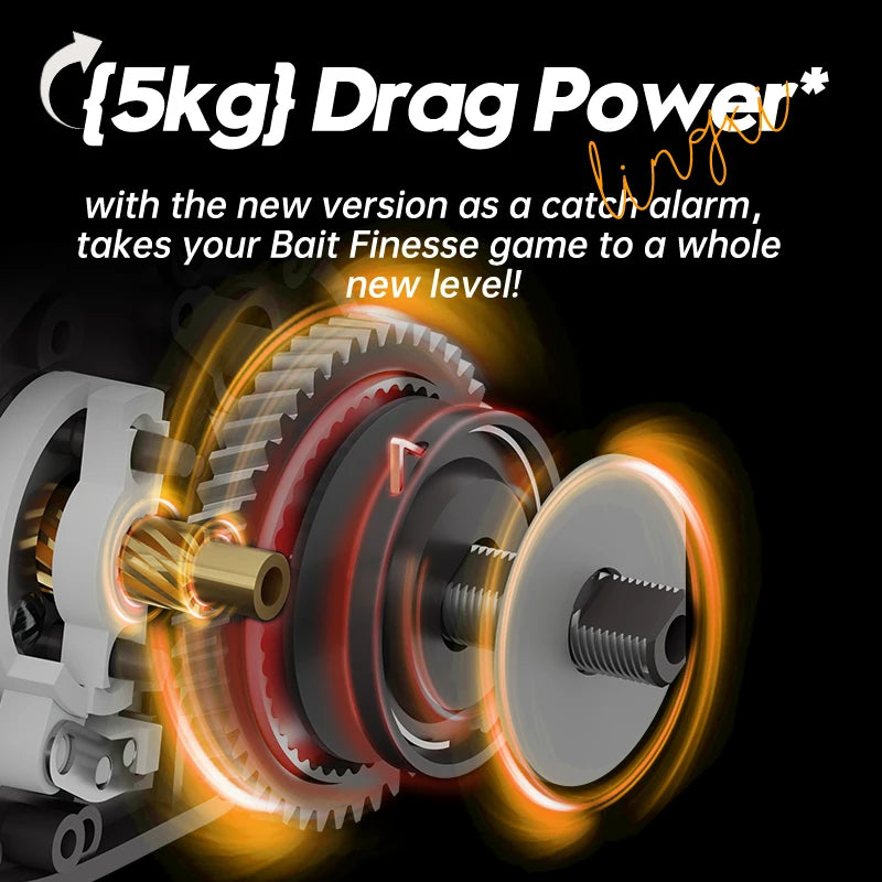 Ultralight Baitcasting Reel BFS Fishing Reel 7.0:1 Gear Ratio Saltwater 8+1BB 6KG Power Baitcaster