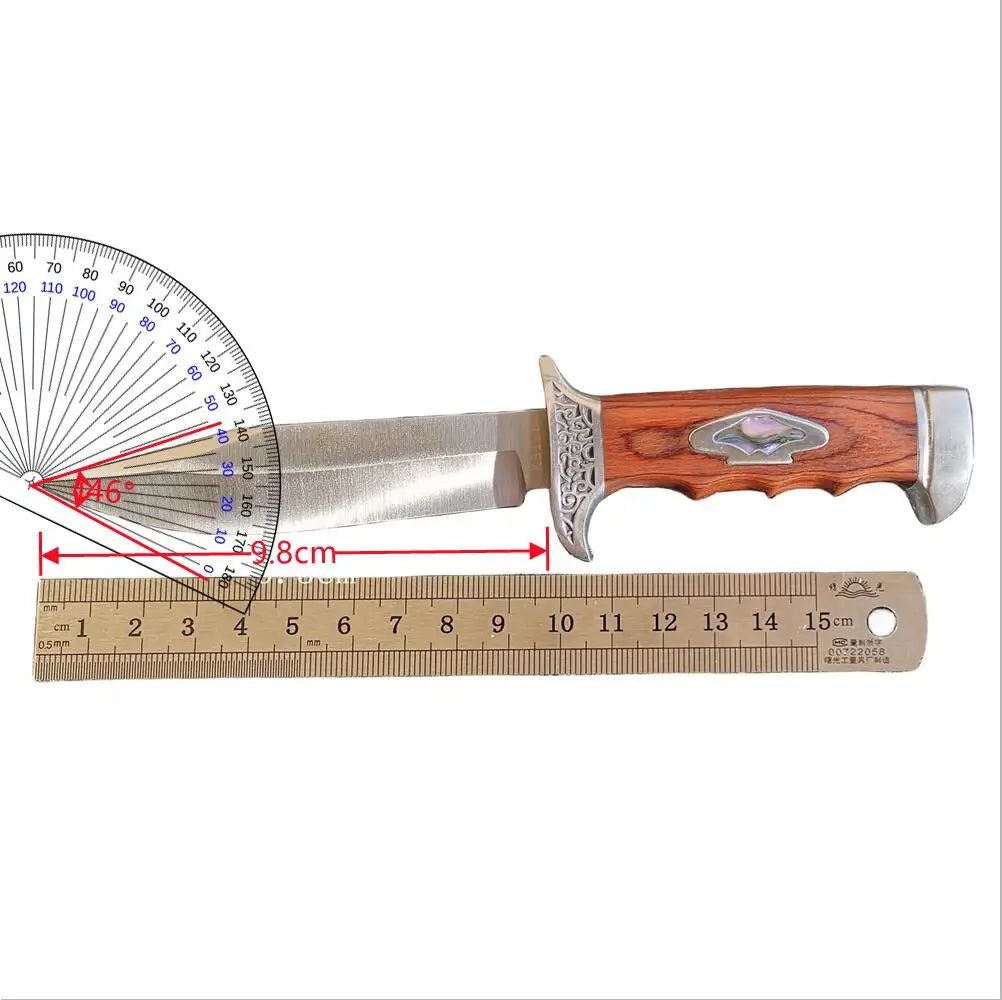 Outdoor Camping Knife,, Tactical and Survival Tool with Scabbard