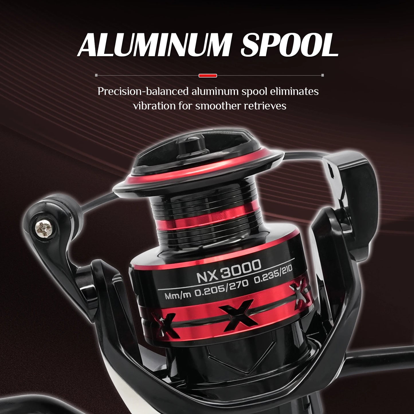 Rooblinos NX Spinning Fishing Reels For Saltwater Freshwater Metal Spool Left/Right Interchangeable Trout Carp Fishing Tackle