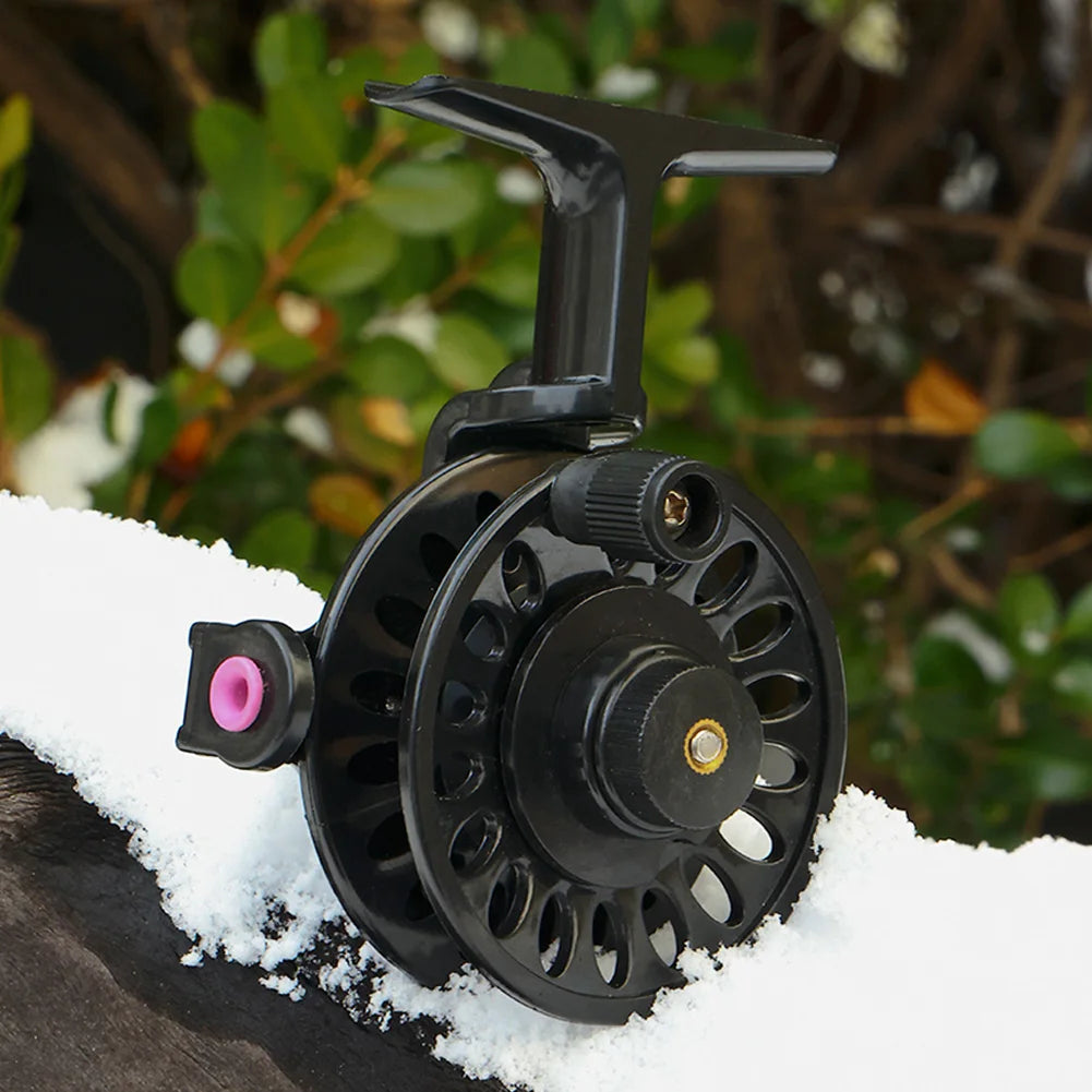 Ice Fishing Reel ABS Lightweight Winter Reel Fly Wheel Fly Fishing Reel for Trout Pike Fishing Accessories