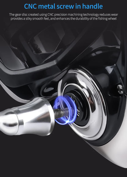 New arrival Saltwater Fishing Reel Metal Ball Knob Spinning Reels  15KG Water-Proof Reels