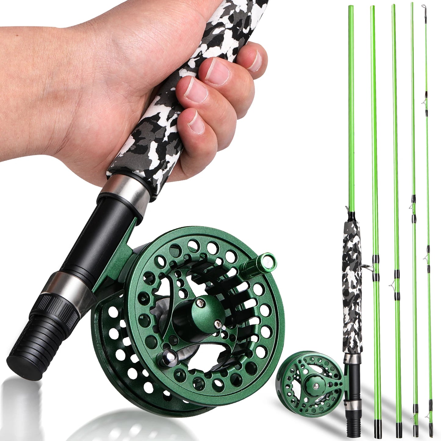 Fly Fishing Combo  Ultralight Weight Fly Fishing Reel Fishing Tackle