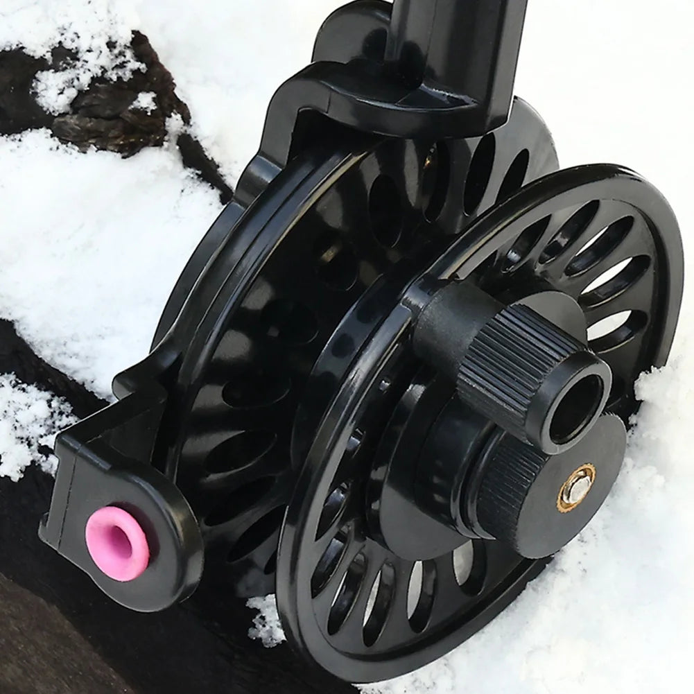 Ice Fishing Reel ABS Lightweight Winter Reel Fly Wheel Fly Fishing Reel for Trout Pike Fishing Accessories