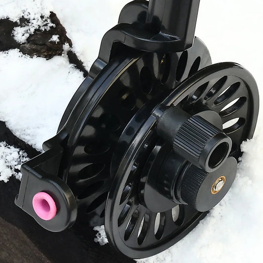 Ice Fishing Reel ABS Lightweight Winter Reel Fly Wheel Fly Fishing Reel for Trout Pike Fishing Accessories