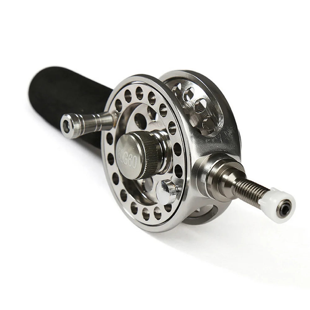 DIY Telescopic Fishing Rod End Wheel Fishing Reel Safe
