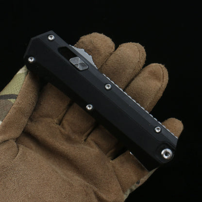 Knives Stone washing D2 Steel Blade Hardness G10+Aviation Aluminum Handle MT knife ﻿