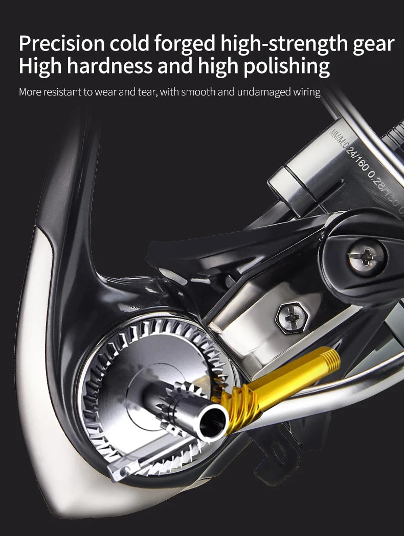 New arrival Saltwater Fishing Reel Metal Ball Knob Spinning Reels  15KG Water-Proof Reels