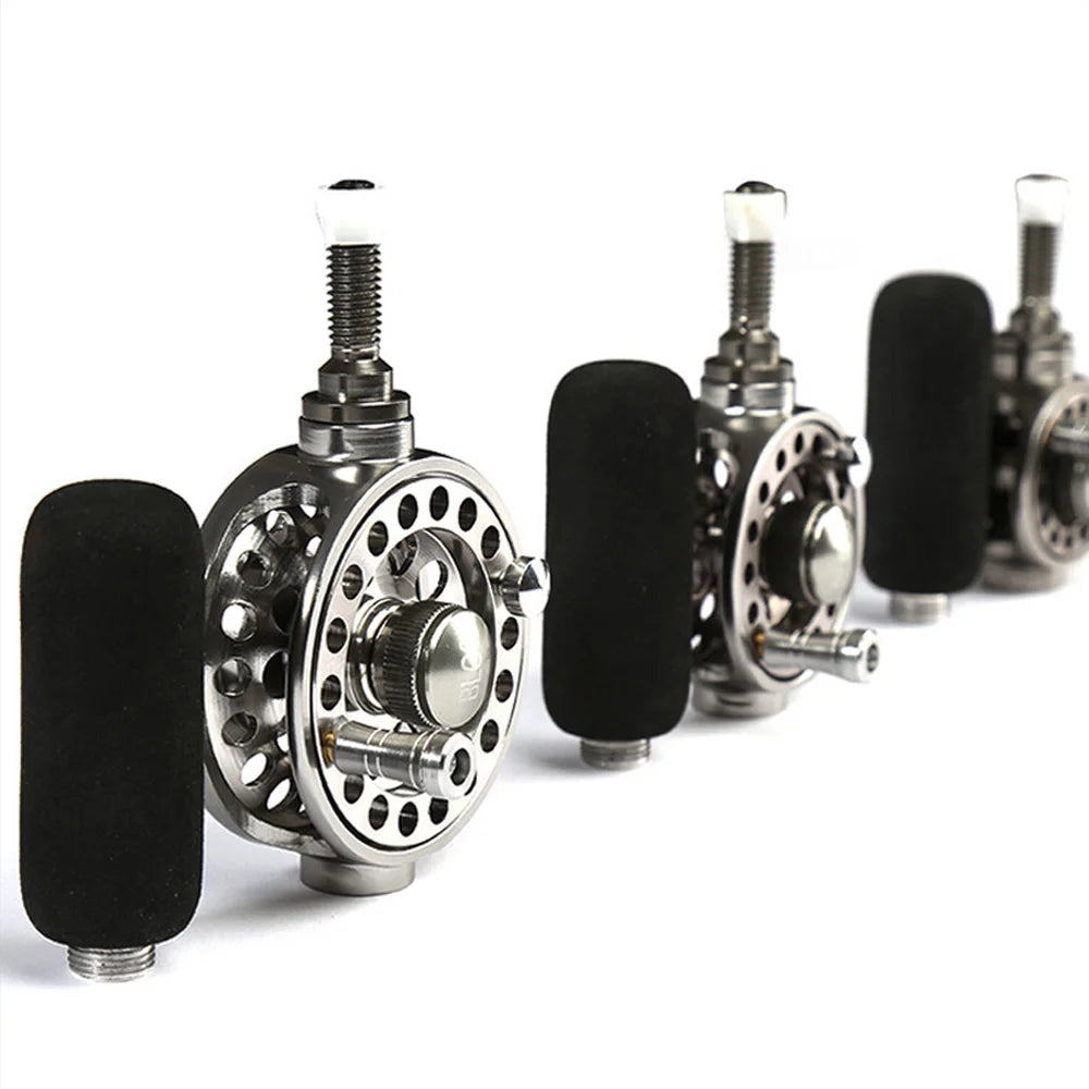 DIY Telescopic Fishing Rod End Wheel Fishing Reel Safe