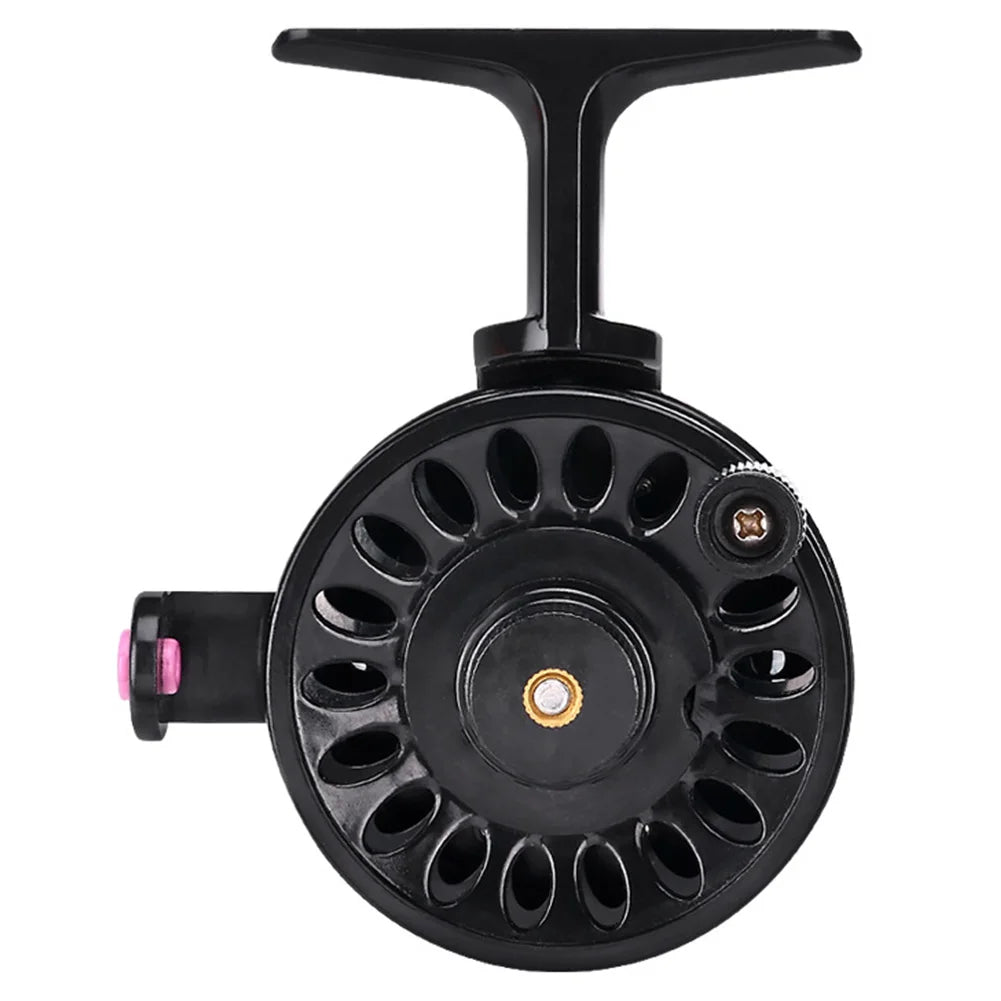 Ice Fishing Reel ABS Lightweight Winter Reel Fly Wheel Fly Fishing Reel for Trout Pike Fishing Accessories