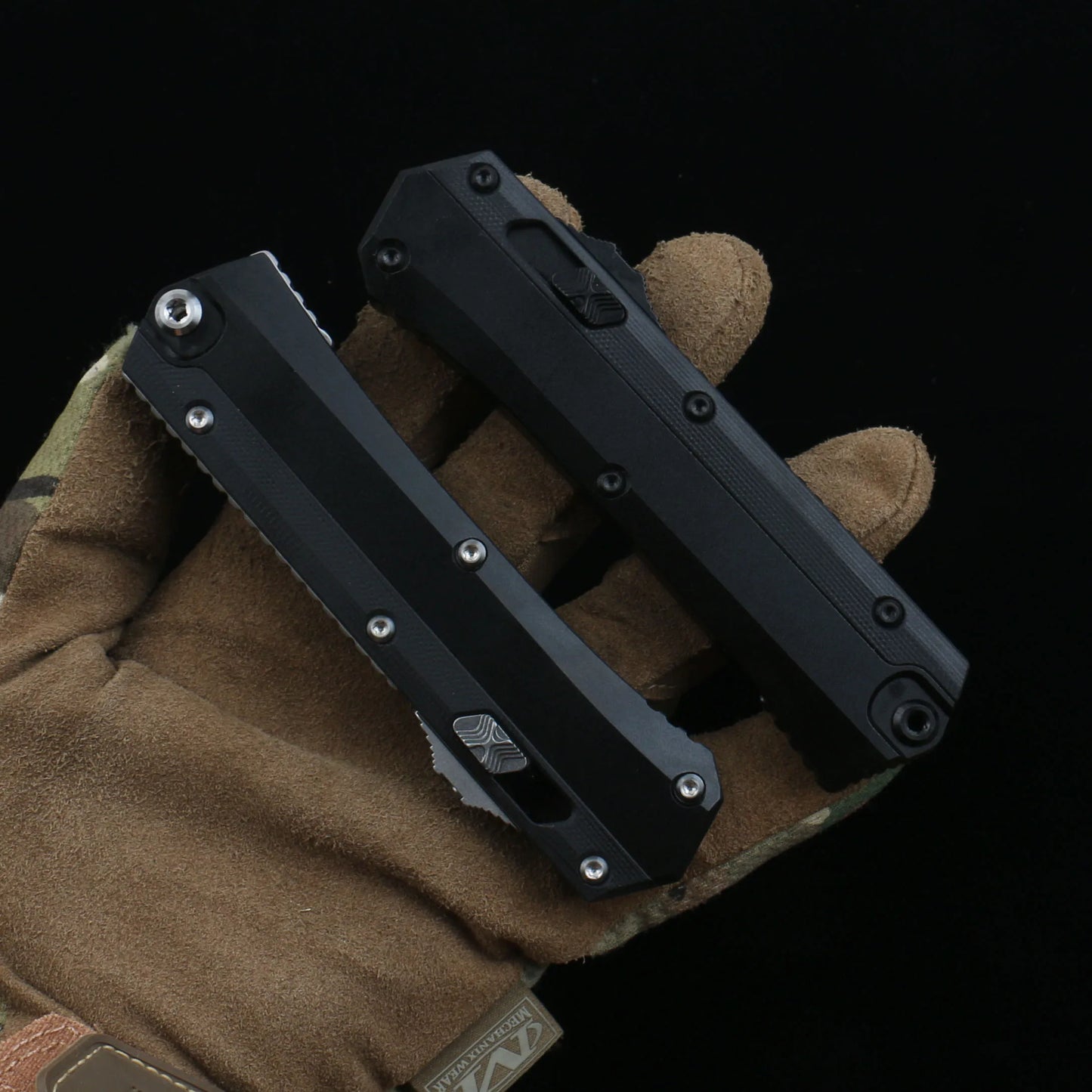 Knives Stone washing D2 Steel Blade Hardness G10+Aviation Aluminum Handle MT knife ﻿