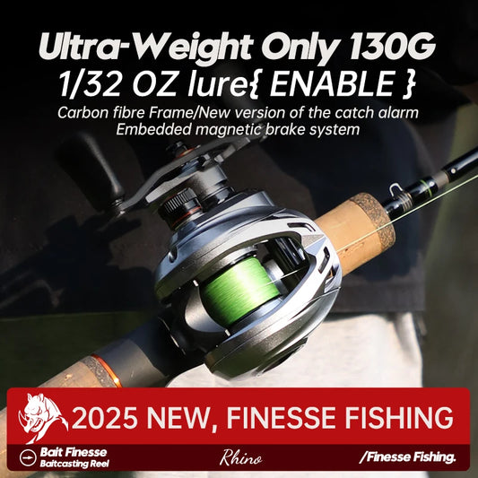 Ultralight Baitcasting Reel BFS Fishing Reel 7.0：1 Gear Ratio Saltwater 8+1BB 6KG Power Baitcaster