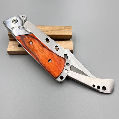 Steel Camping Folding Knife Outdoor Survival