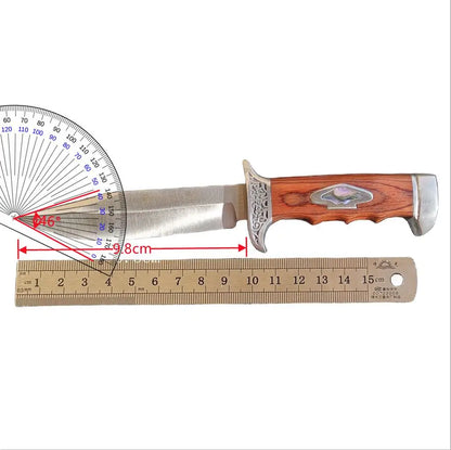 Outdoor Camping Knife,, Tactical and Survival Tool with Scabbard