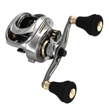 Baitcasting Reel Drag 15KG Deep Spool 6.5:1 Aluminum Frame Carbon Side Double Handle Jigging Metal Reel Seawater